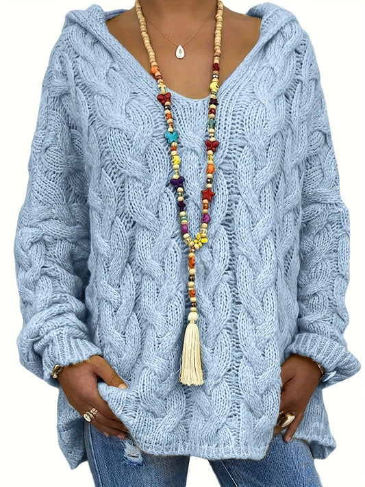 Albine | Hoodie Tricoté Grande Taille