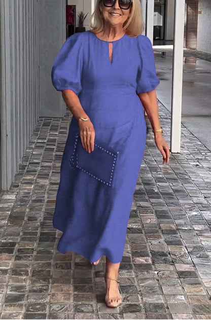 Aveline | Robe Longue | Manches Bouffantes | Maxi
