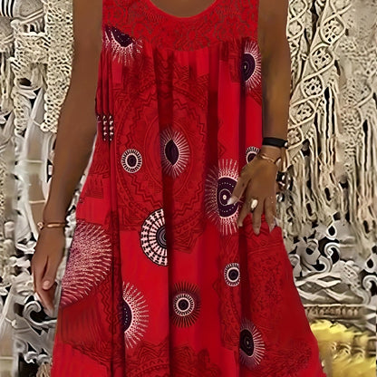 Noémie-Anne | Robe Midi Bohème | Grande Taille