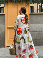 Ivette | Robe D'été Unique En Patchwork Pour Femmes | Maxi