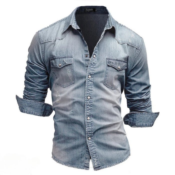 Henriac | Chemise Manche Longue Pour Hommes | Anglaise