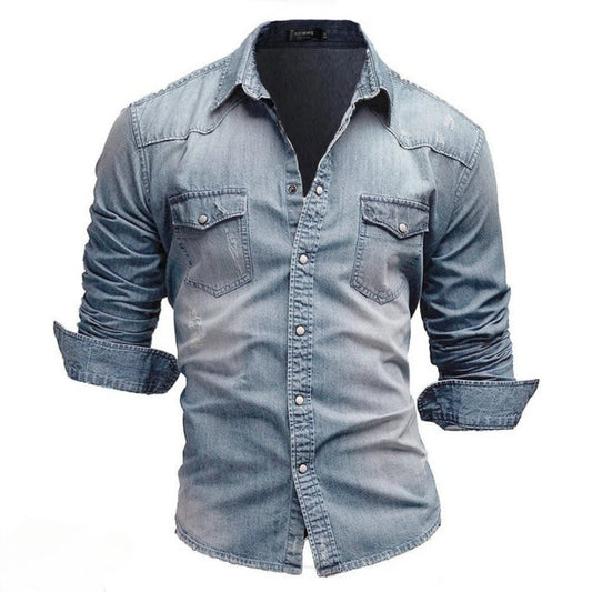 Damien | Chemise Homme | Style Denim