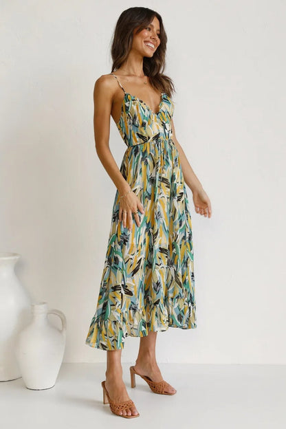 Robe De Plage Femme Imprimé Boho | Confort Aéré