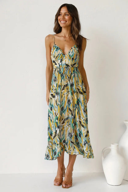 Robe De Plage Femme Imprimé Boho | Confort Aéré