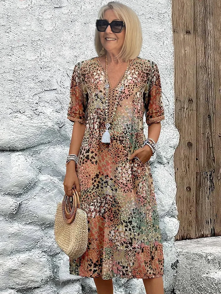 Alizee | Robe D'été Graceflow Pour Femme | Midi
