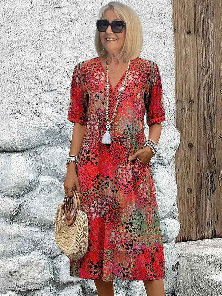Alizee | Robe D'été Graceflow Pour Femme | Midi