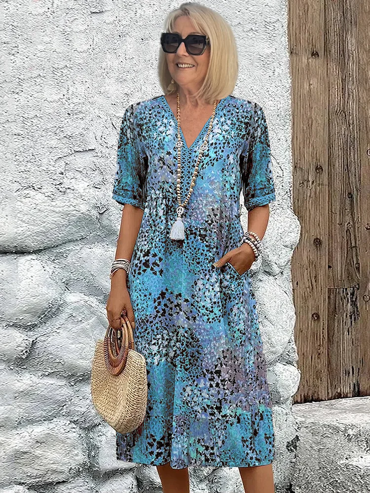 Alizee | Robe D'été Graceflow Pour Femme | Midi
