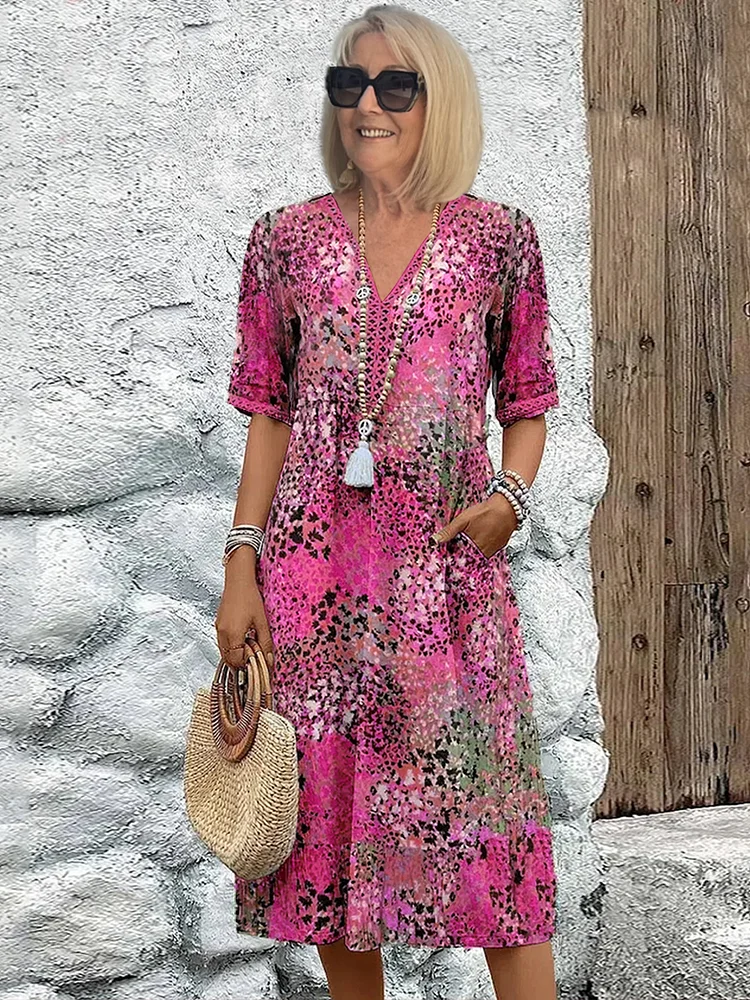 Alizee | Robe D'été Graceflow Pour Femme | Midi