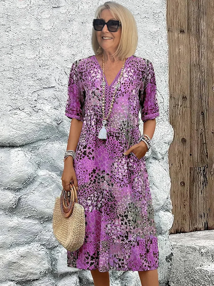 Alizee | Robe D'été Graceflow Pour Femme | Midi