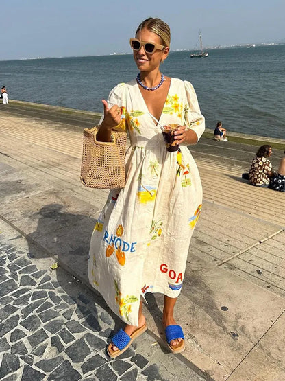 Robe de plage boheme Pour Femme | Maxi