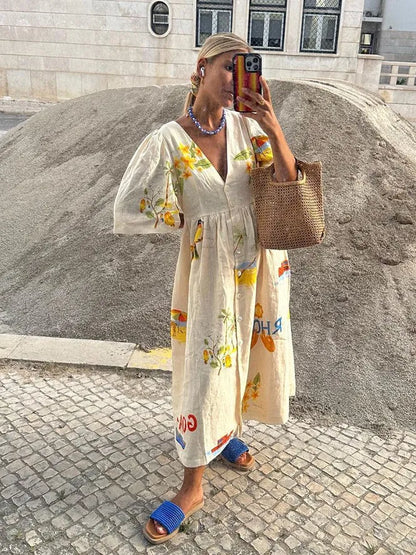 Robe de plage boheme Pour Femme | Maxi