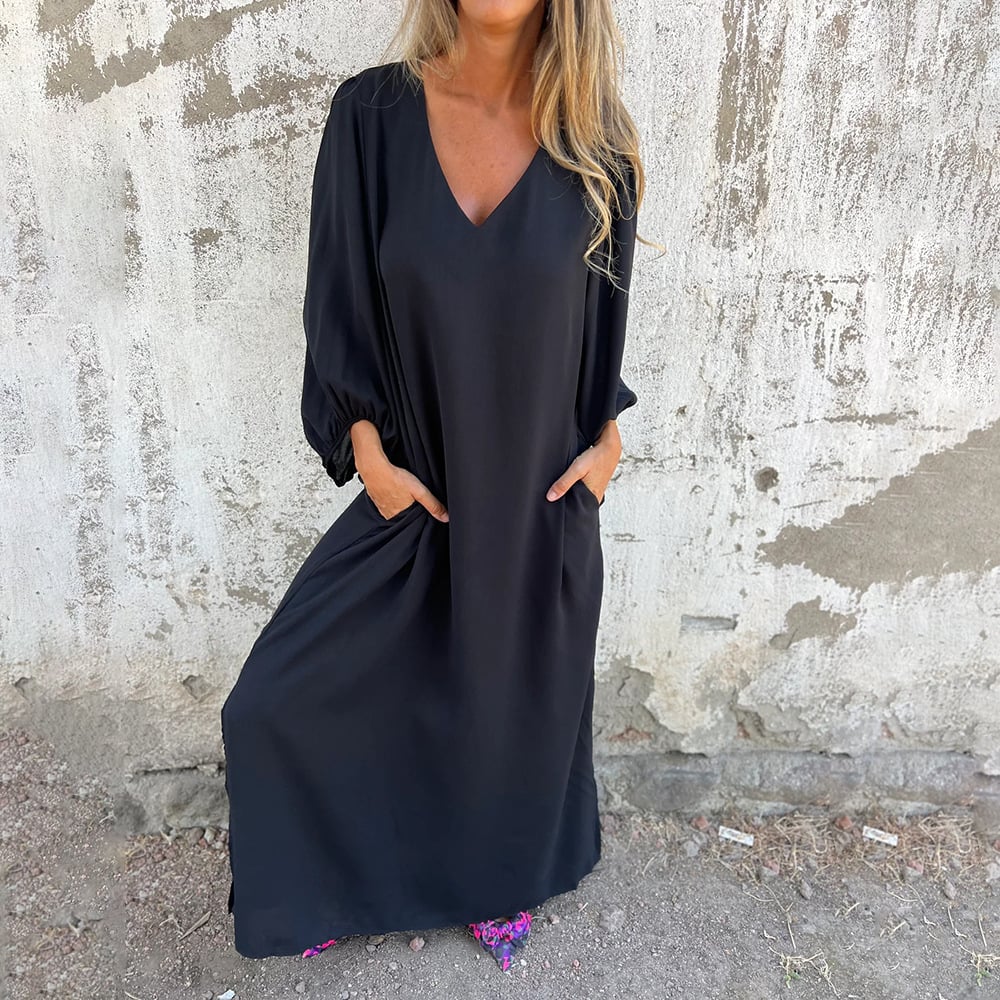 Sidonie | Robe D'été Grace Classique Pour Femme | Maxi