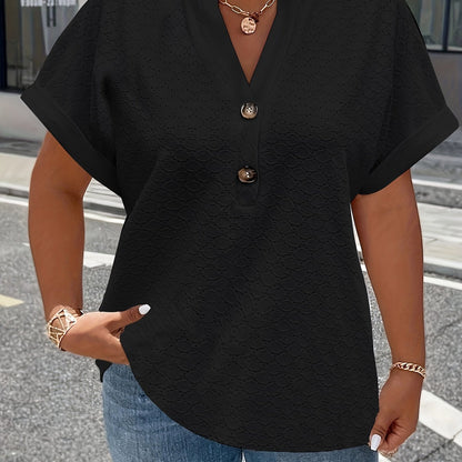 Ophéliane | Chemise à col en V Grande Taille
