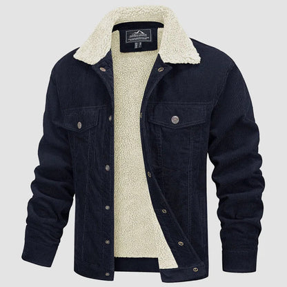 Veste Moderne En Velours Côtelé Pour Hommes | Chauffée