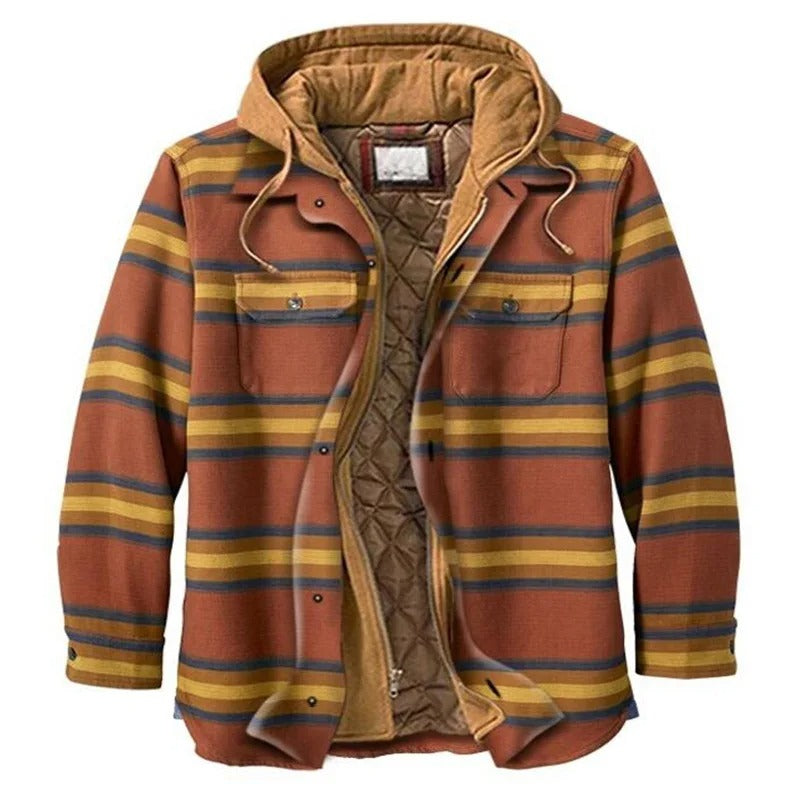Zargon | Veste En Flanelle Pour Homme Avec Doublure En Polaire Pour L'automne Et L'hiver | Chaude