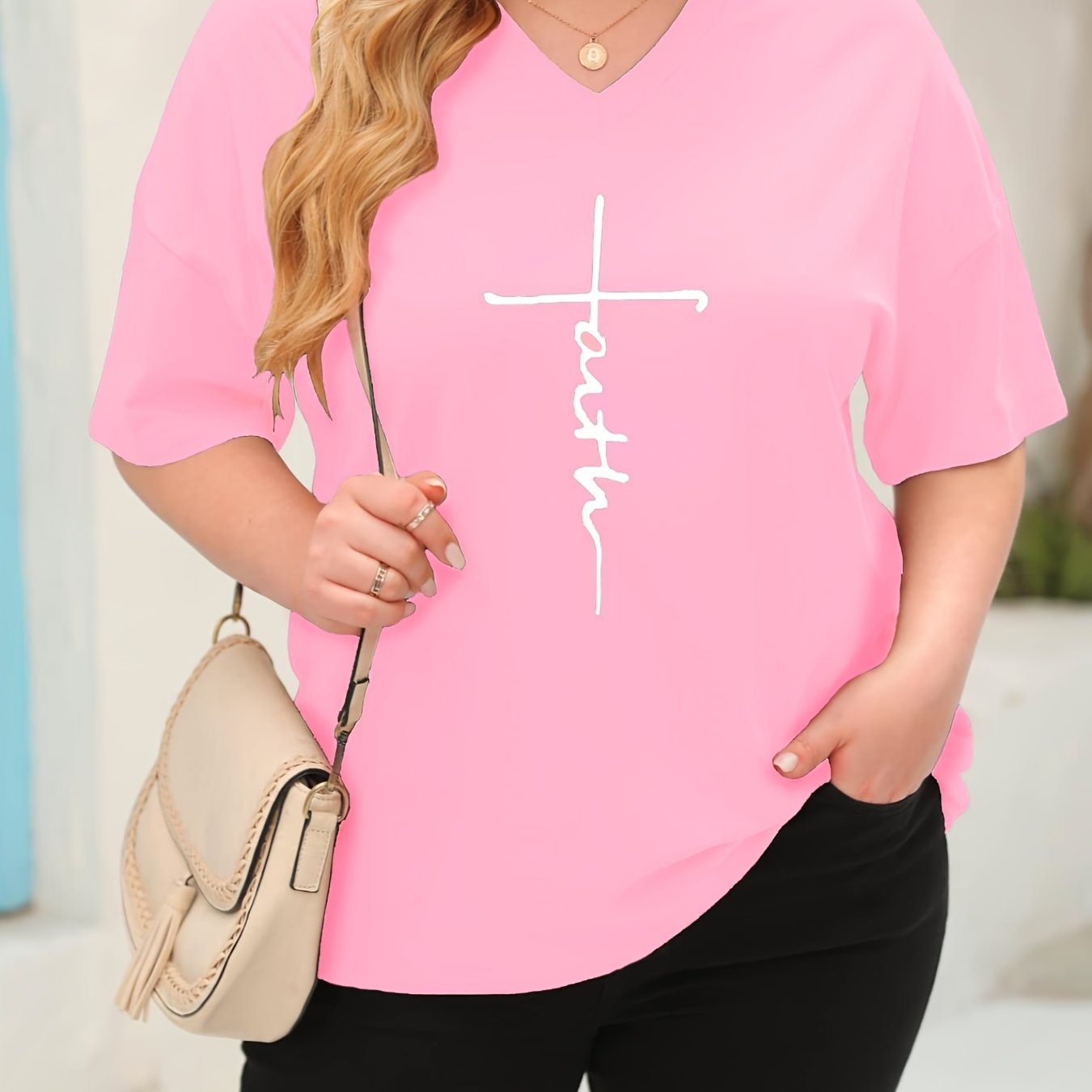 Jacinthe | T-shirt grande taille | Foi