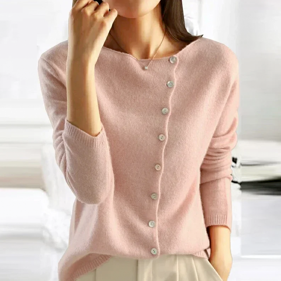 Cardigan De Luxe À Boutons Élégants Pour Femmes | Doux