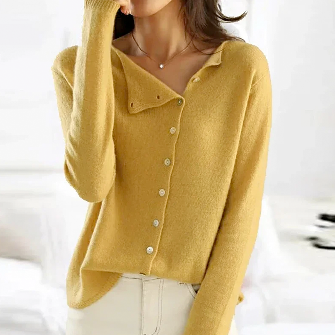 Cardigan De Luxe À Boutons Élégants Pour Femmes | Doux