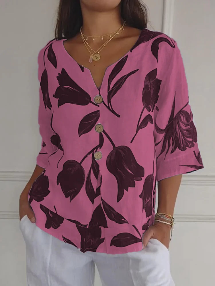 Lucile | Blouse À Boutons Pour Femme | Chic
