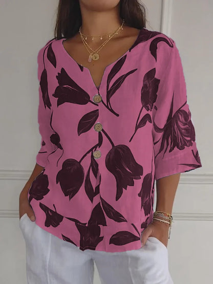 Lucile | Chemisier Femme Chic et Original | Florale