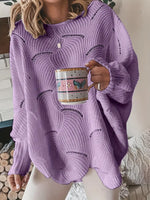Calandra | Pull Surdimensionné Chaud Pour Femmes | Tricoté