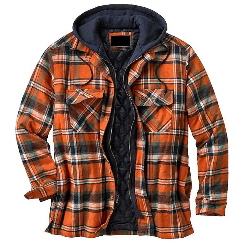 Zargon | Veste En Flanelle Pour Homme Avec Doublure En Polaire Pour L'automne Et L'hiver | Chaude