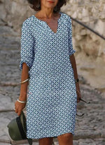 Niviane | Robe Chemise Bohème Pour Femme | Midi
