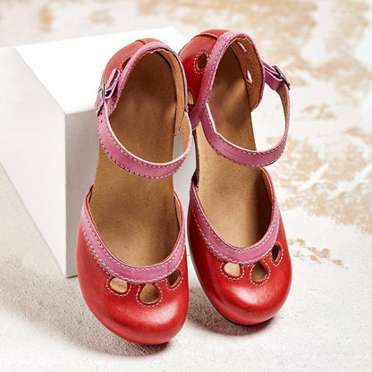 Alphonsine | Sandales Femme Stylées à Velcro | Talons