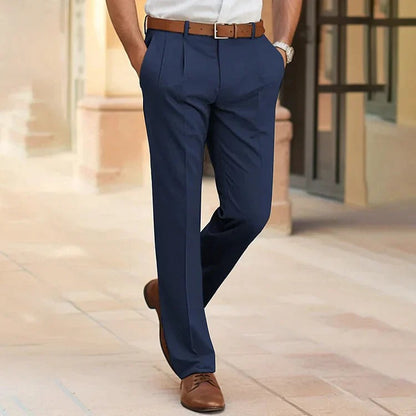 Pantalon D'affaires Décontracté Pour Hommes | Plaid
