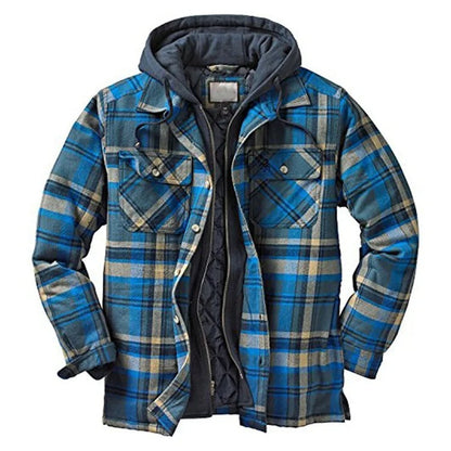 Zargon | Veste En Flanelle Pour Homme Avec Doublure En Polaire Pour L'automne Et L'hiver | Chaude