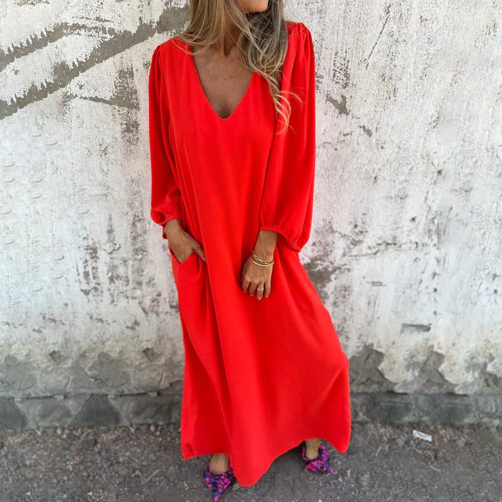 Sidonie | Robe D'été Grace Classique Pour Femme | Maxi