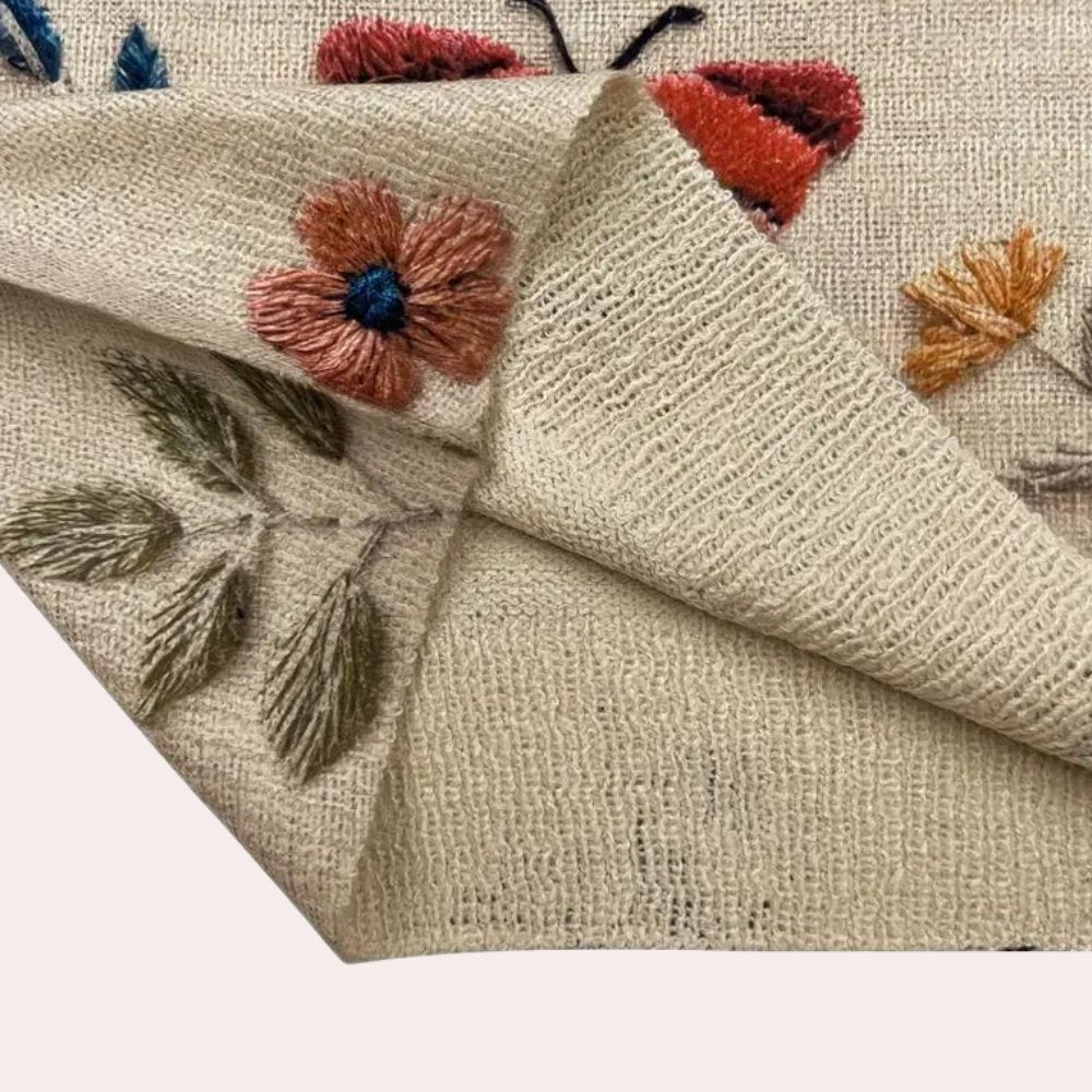 Sweat-shirt Brodé Floral Pour Femmes | Élégant