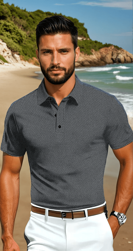 Albaniel | Polo Manche Courte Pour Hommes | Anglaise