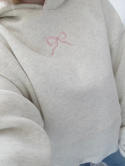 Isolina | Sweat à capuche gris pour femmes