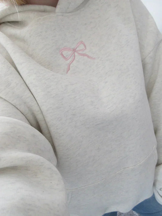 Isolina | Sweat à capuche gris pour femmes