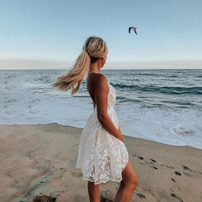 Quenelle | Robe Blanche Courte | Robe de Plage