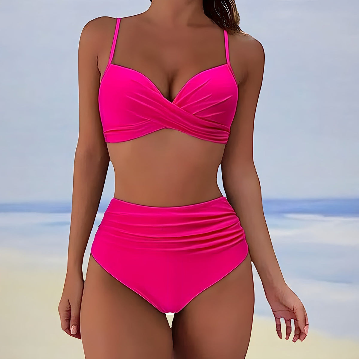 Zafrine | Tankini 2 Pièces Pour Femme | Grande Taille