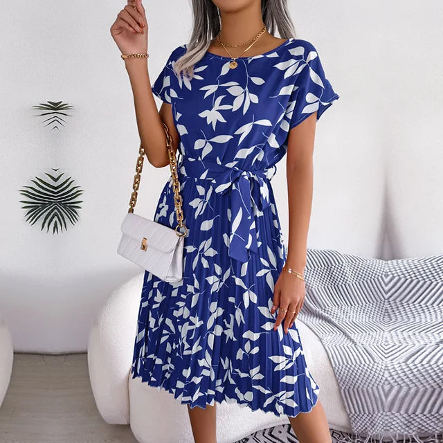 Elouane | Robe De Soirée Plissée Pour Femmes | Midi