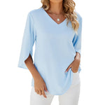 Magdeline | Blouse Légère À Col V Pour Femme | Chic