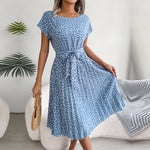 Elouane | Robe De Soirée Plissée Pour Femmes | Midi