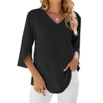 Magdeline | Blouse Légère À Col V Pour Femme | Chic