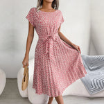 Elouane | Robe De Soirée Plissée Pour Femmes | Midi