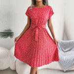 Elouane | Robe De Soirée Plissée Pour Femmes | Midi