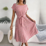 Elouane | Robe De Soirée Plissée Pour Femmes | Midi