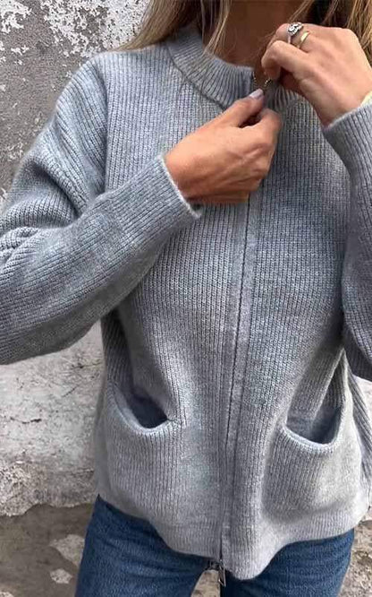 Gilet Chaud À Fermeture Éclair Pour Femmes | Cozy