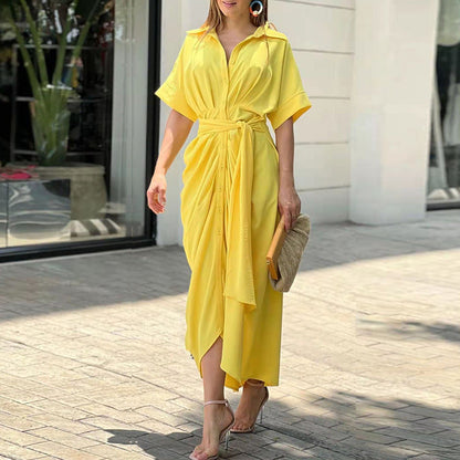 Louve | Robe d'Été | Manches Chauve-Souris | Maxi