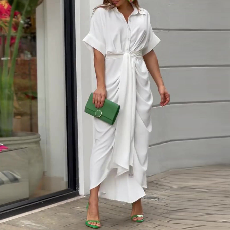Louve | Robe d'Été | Manches Chauve-Souris | Maxi