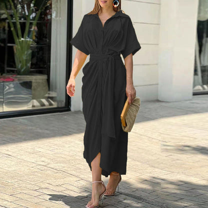Louve | Robe d'Été | Manches Chauve-Souris | Maxi