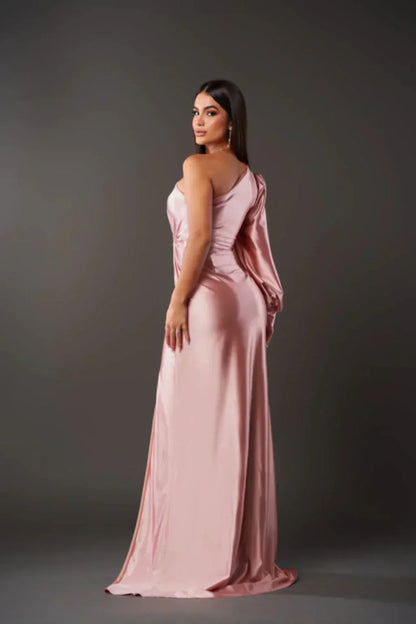 Hermance | Robe Luxueuse Asymétrique Pour Femmes | Maxi