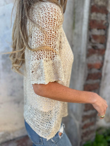 Pierrette | Blouse pour Femme | Manches Courtes | Bohème